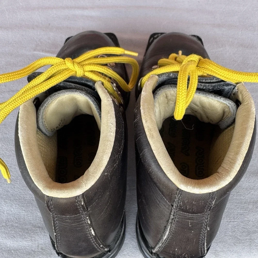 Size 6.5 Vibram Asolo Sport Snowpine Leather Boots 5507 Snow Ski X-Country Mens
